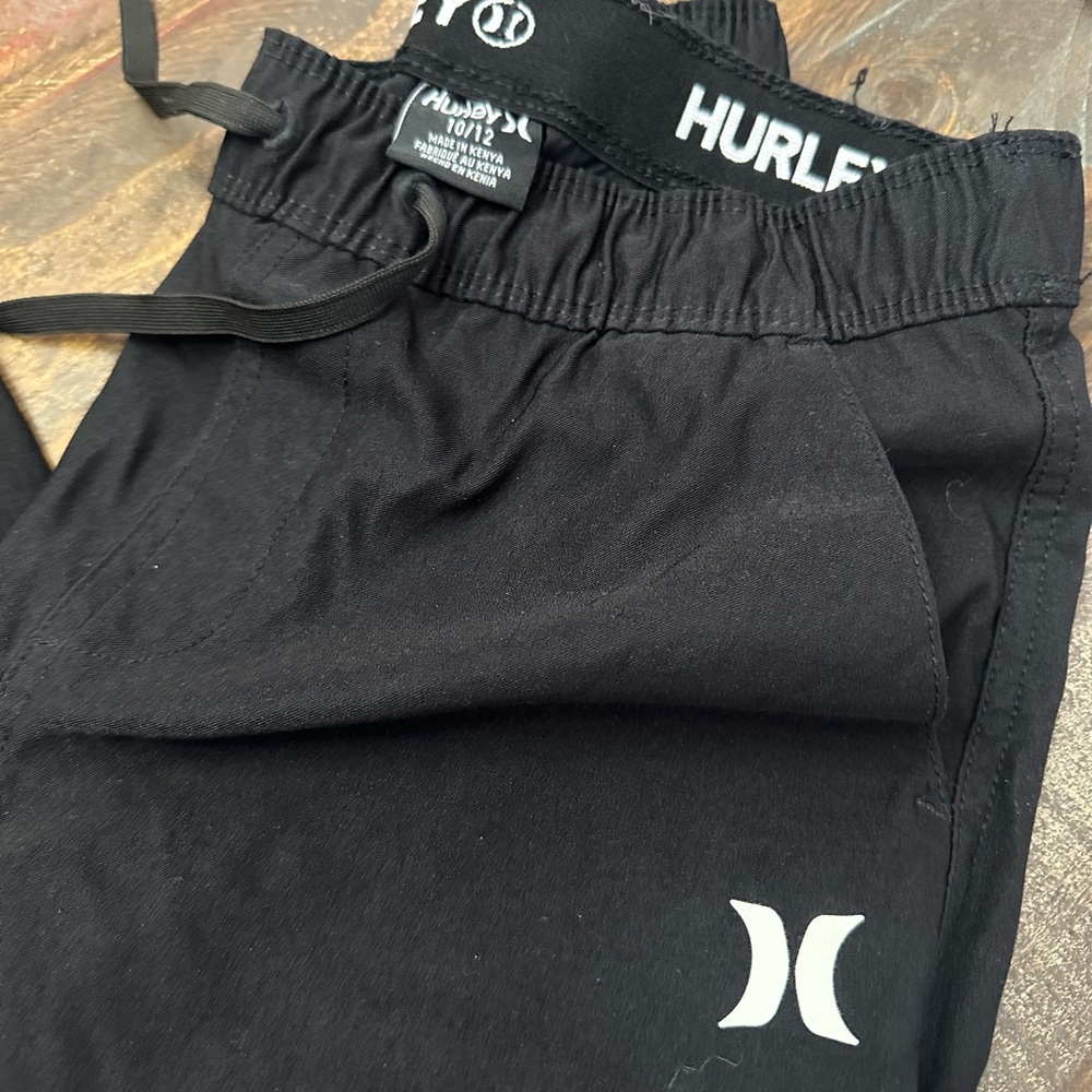 Hurley Kids Black Sweatpants